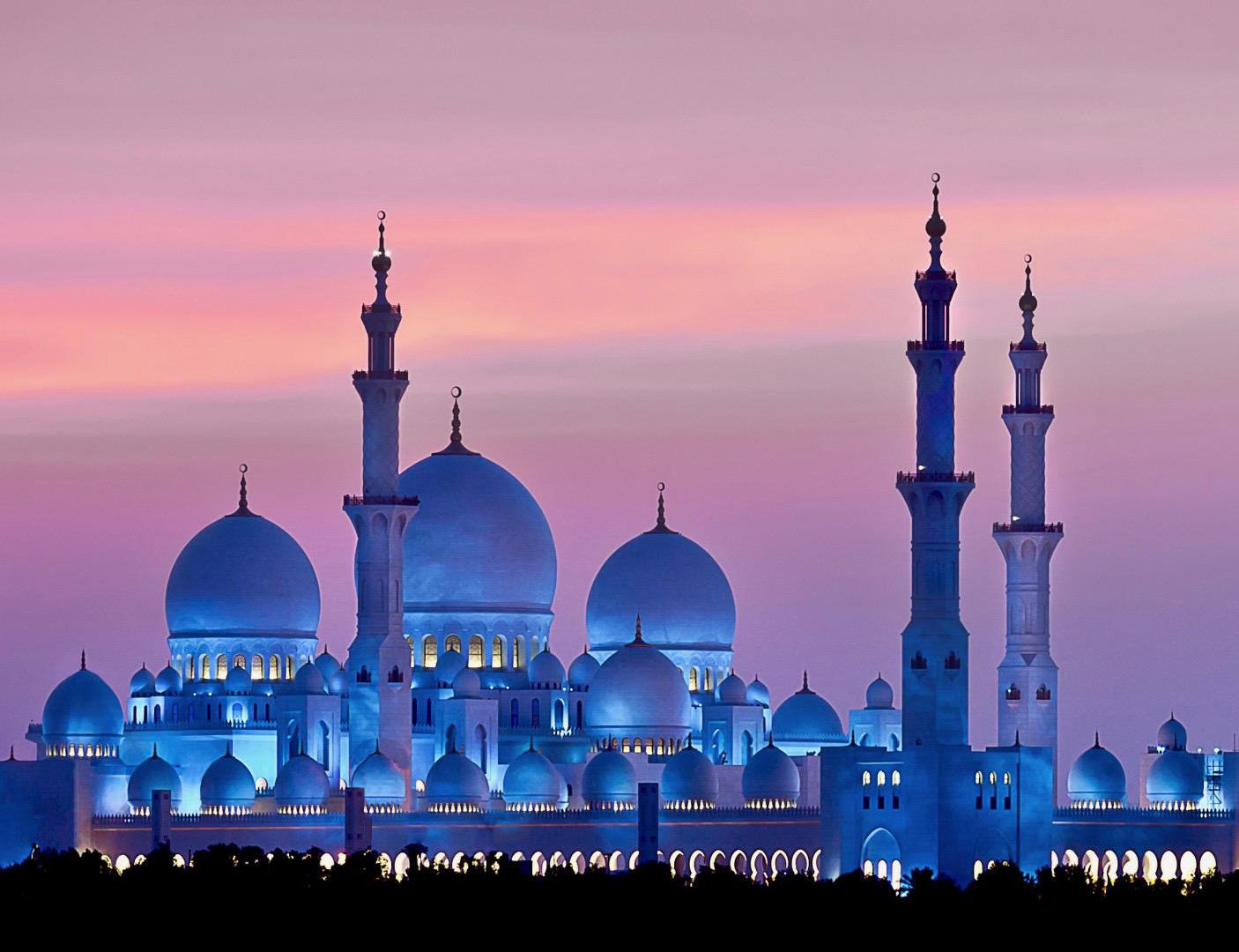 Photo of Sheikh Zayed Mosque, Dubai. Used for Carlingford Mosque, Sydney